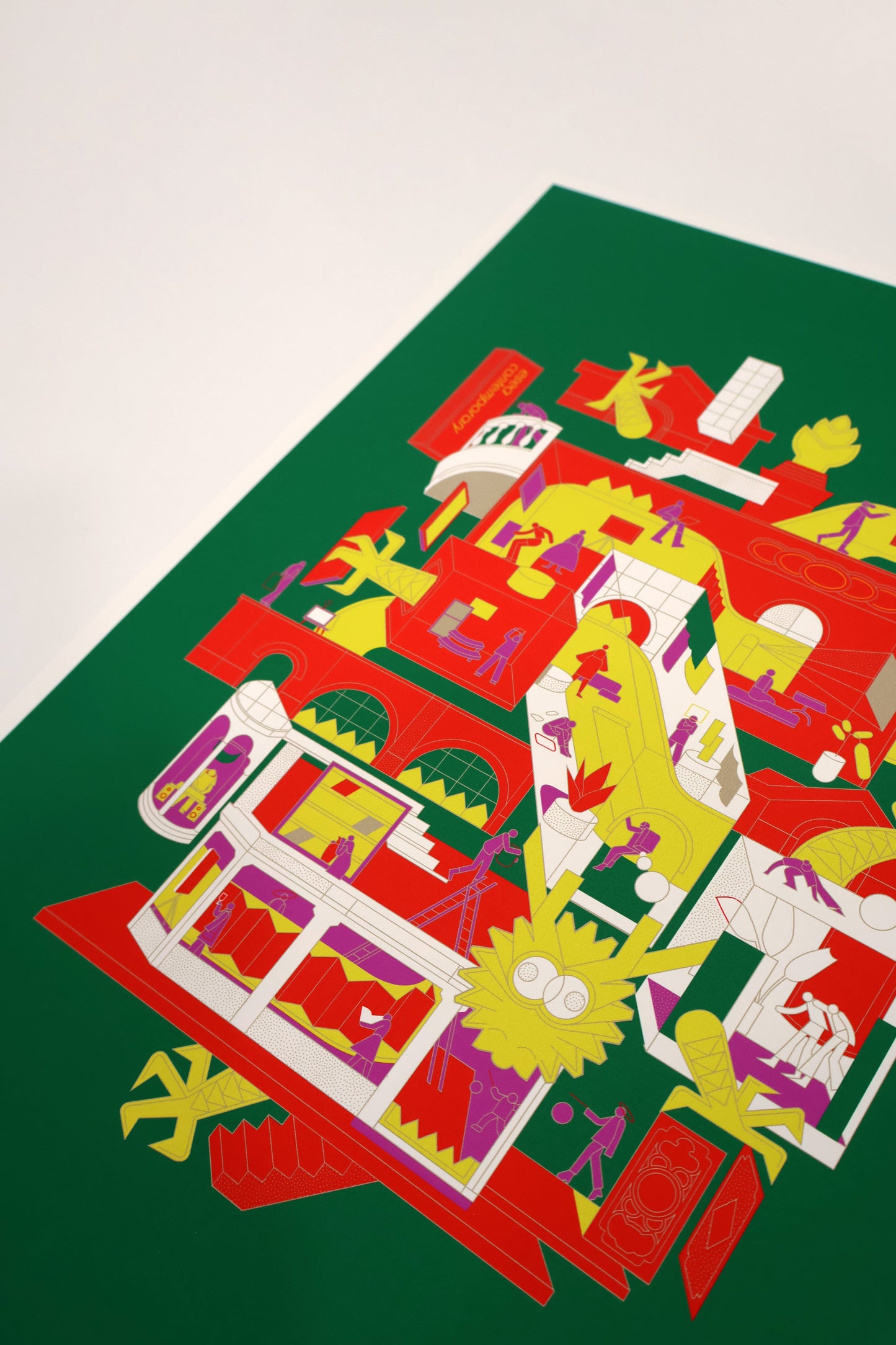 Trajan Jia 賈川 Limited Edition: 'Dragon Pavilion' 《龍之館》Giclée Print