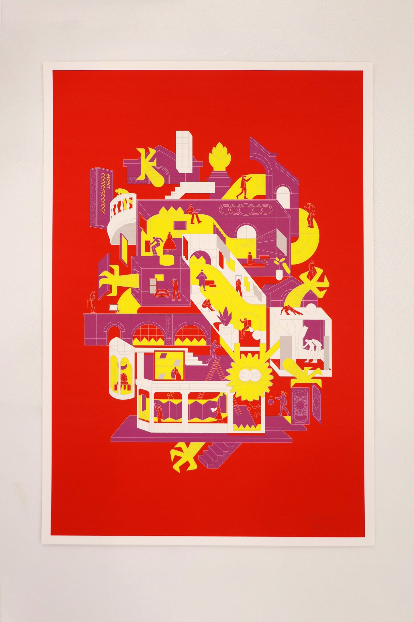 Trajan Jia 賈川 Limited Edition: 'Dragon Pavilion' 《龍之館》Giclée Print