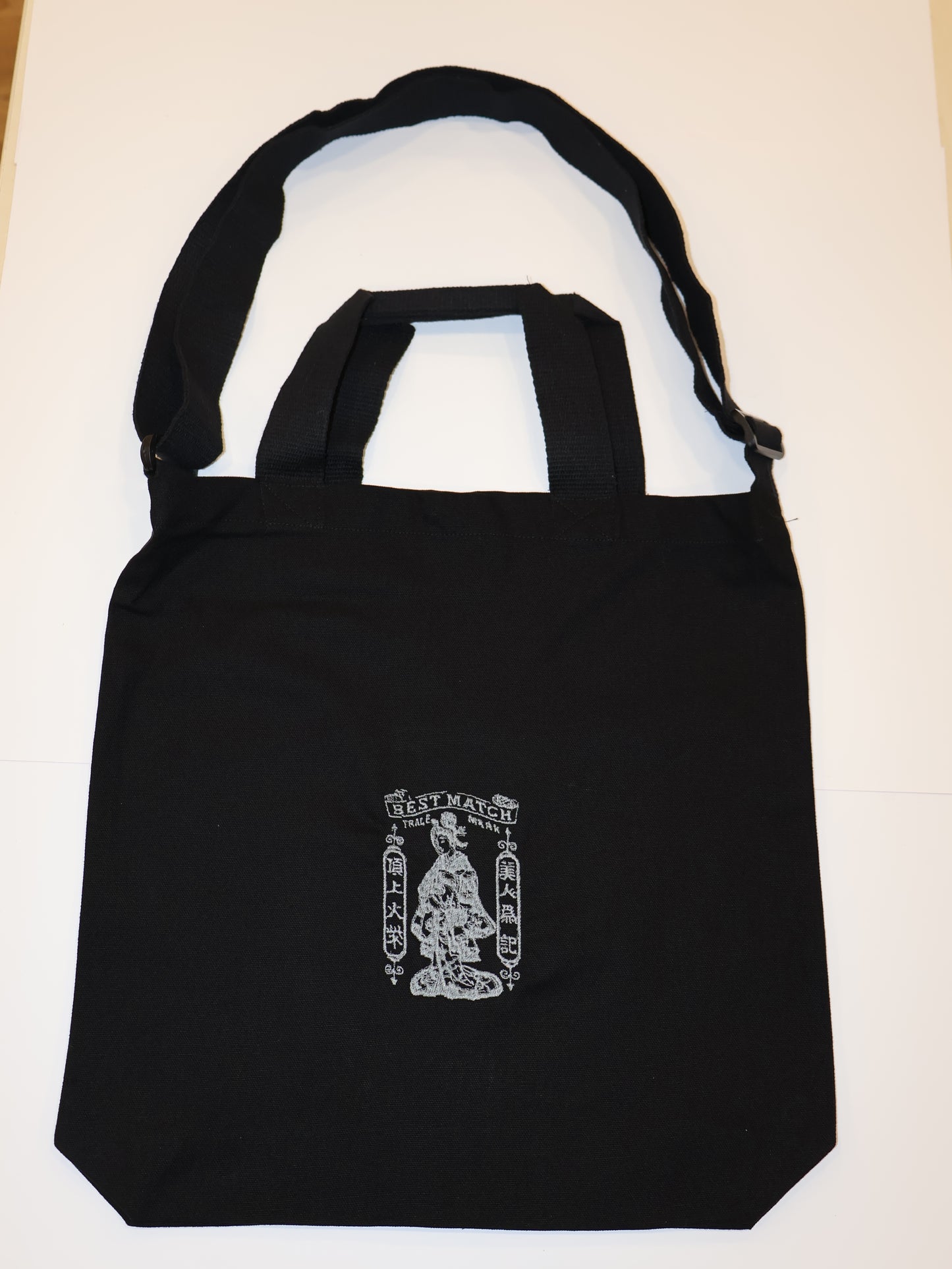 "Smooth Sailing, 一路順風" Embroidered Crossbody Tote Bag