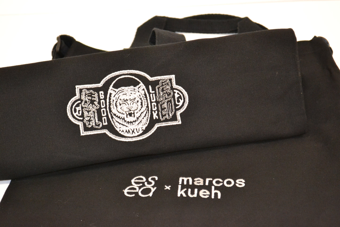 "Smooth Sailing, 一路順風" Embroidered Crossbody Tote Bag