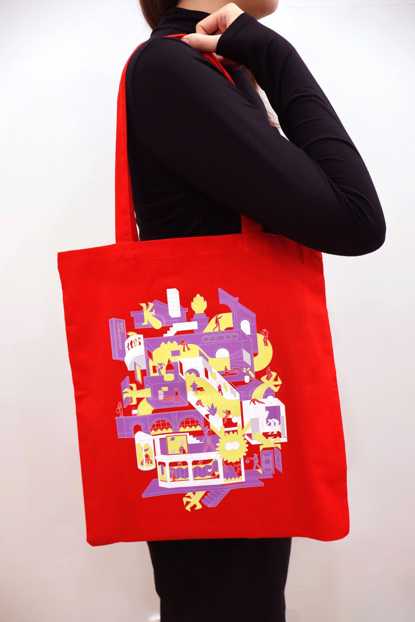 esea contemporary × Trajan Jia 賈川 Limited Edition: 'Dragon Pavilion' 《龍之館》Tote bag